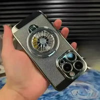 Retro Electroplating Grid Phone Case (For iPhones) - Bear Hugs