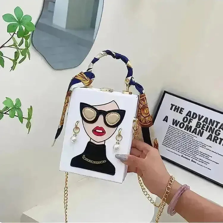 Retro Fashion Sling Bag - Bear Hugs