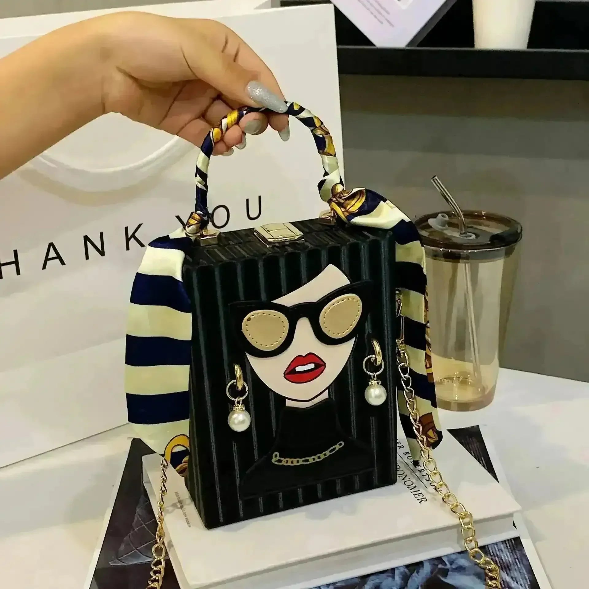 Retro Fashion Sling Bag - Bear Hugs