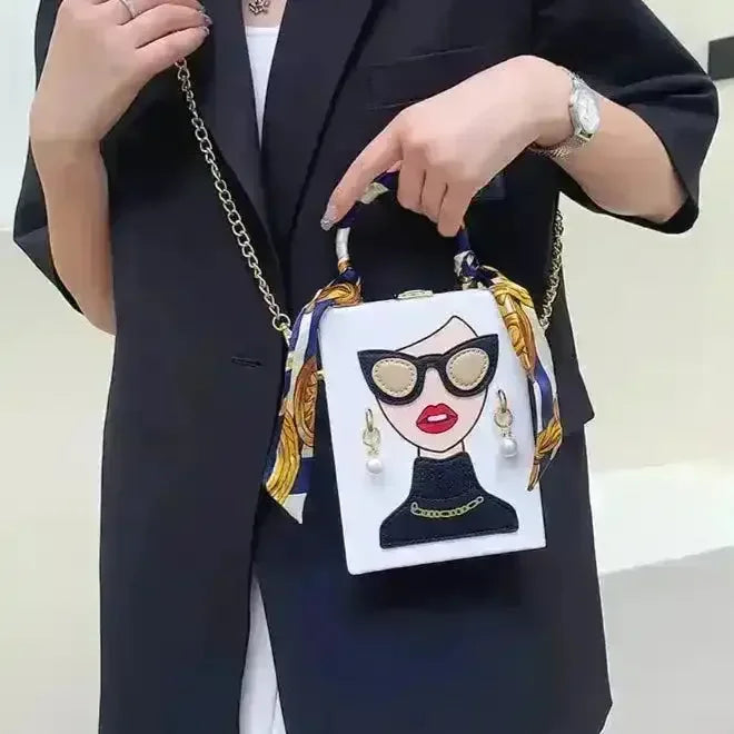 Retro Fashion Sling Bag - Bear Hugs