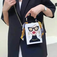 Retro Fashion Sling Bag - Bear Hugs