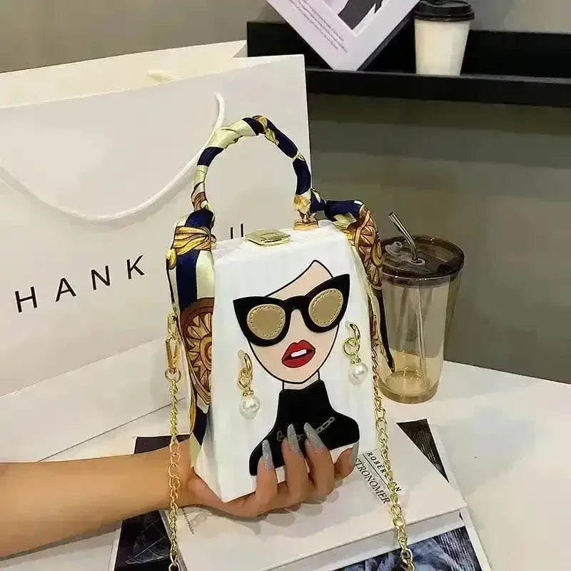 Retro Fashion Sling Bag - Bear Hugs