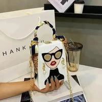 Retro Fashion Sling Bag - Bear Hugs