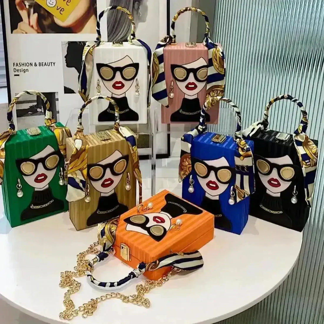 Retro Fashion Sling Bag - Bear Hugs