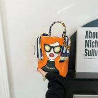 Retro Fashion Sling Bag - Bear Hugs