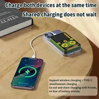 Retro Game Power Bank (5000 mAh) - Bear Hugs