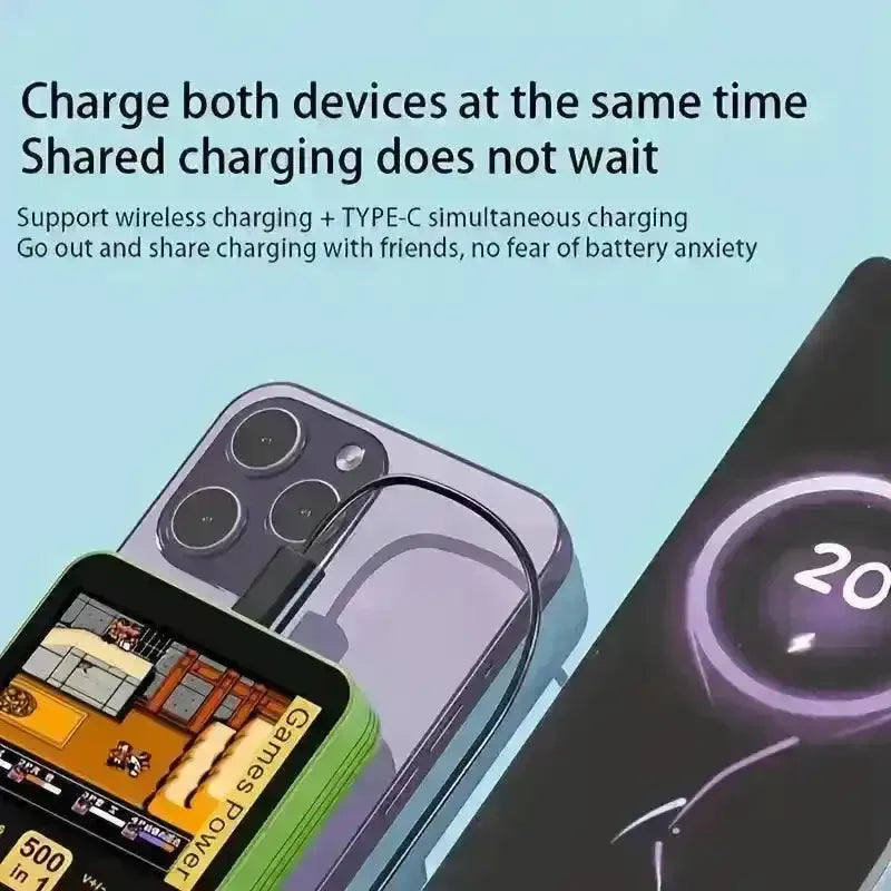 Retro Game Power Bank (5000 mAh) - Bear Hugs