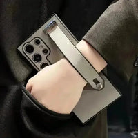 Retro Leather Bracket Texture Case (For Samsung) - Bear Hugs