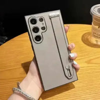 Retro Leather Bracket Texture Case (For Samsung) - Bear Hugs