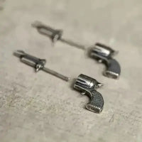 Retro Revolver Stud Earrings - Bear Hugs