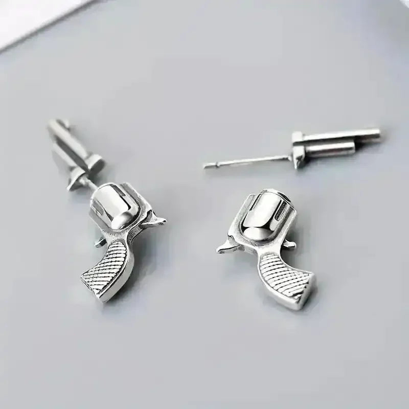 Retro Revolver Stud Earrings - Bear Hugs