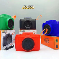 Retro-Sonic Camera-Shaped Bluetooth Speaker - Bear Hugs