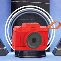 Retro-Sonic Camera-Shaped Bluetooth Speaker - Bear Hugs