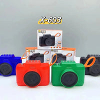 Retro-Sonic Camera-Shaped Bluetooth Speaker - Bear Hugs