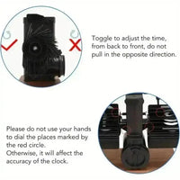 Retro Vintage Mechanical Flip Clock - Bear Hugs