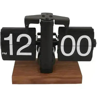Retro Vintage Mechanical Flip Clock - Bear Hugs