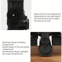 Retro Vintage Mechanical Flip Clock - Bear Hugs