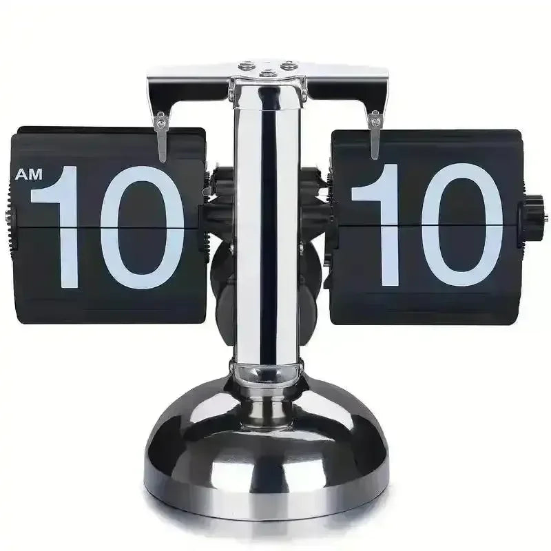 Retro Vintage Mechanical Flip Clock - Bear Hugs