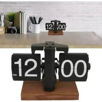 Retro Vintage Mechanical Flip Clock - Bear Hugs