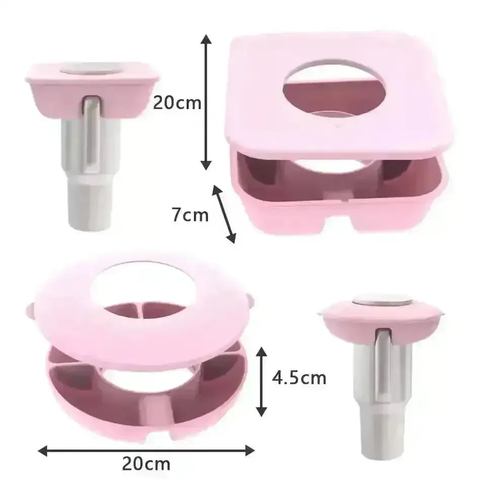 Ribbed Silicon Snack Bowl with Lid for Stanley Tumbler - Bear Hugs