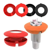 Ribbed Silicon Snack Bowl with Lid for Stanley Tumbler - Bear Hugs