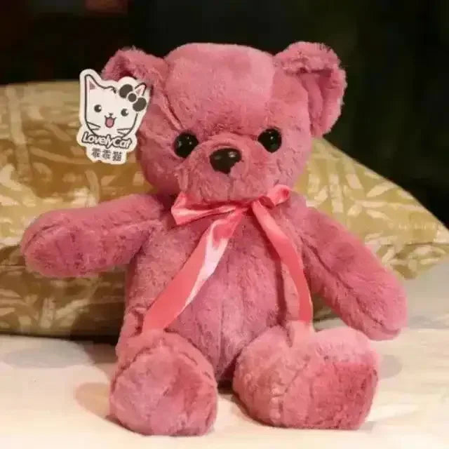Ribbon Tie Stuffed Teddy (35 cm) - Bear Hugs