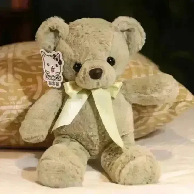 Ribbon Tie Stuffed Teddy (35 cm) - Bear Hugs