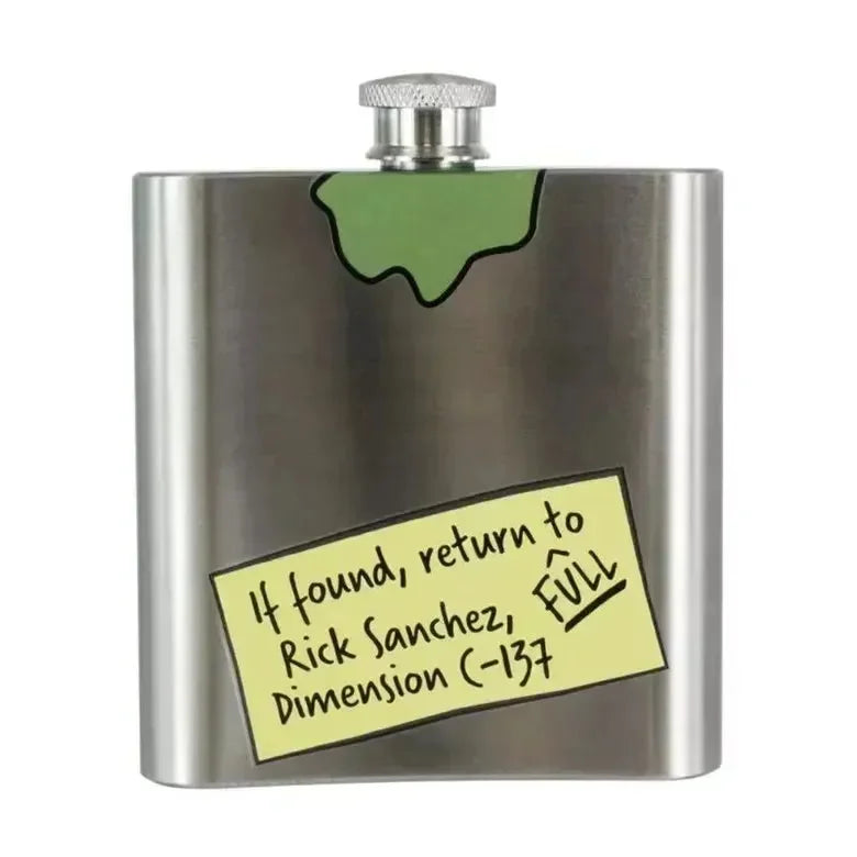 Rick and Morty Flask (180 ml) - Bear Hugs