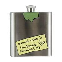 Rick and Morty Flask (180 ml) - Bear Hugs