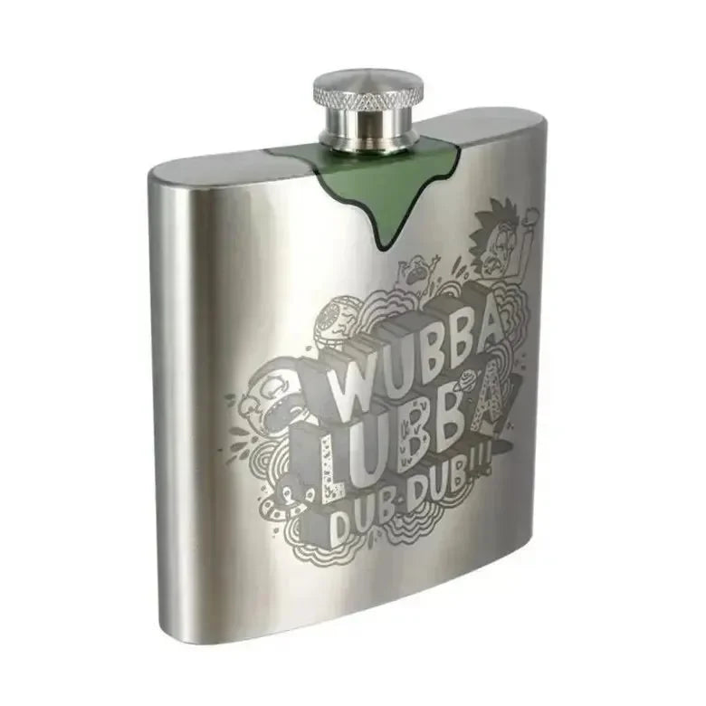 Rick and Morty Flask (180 ml) - Bear Hugs