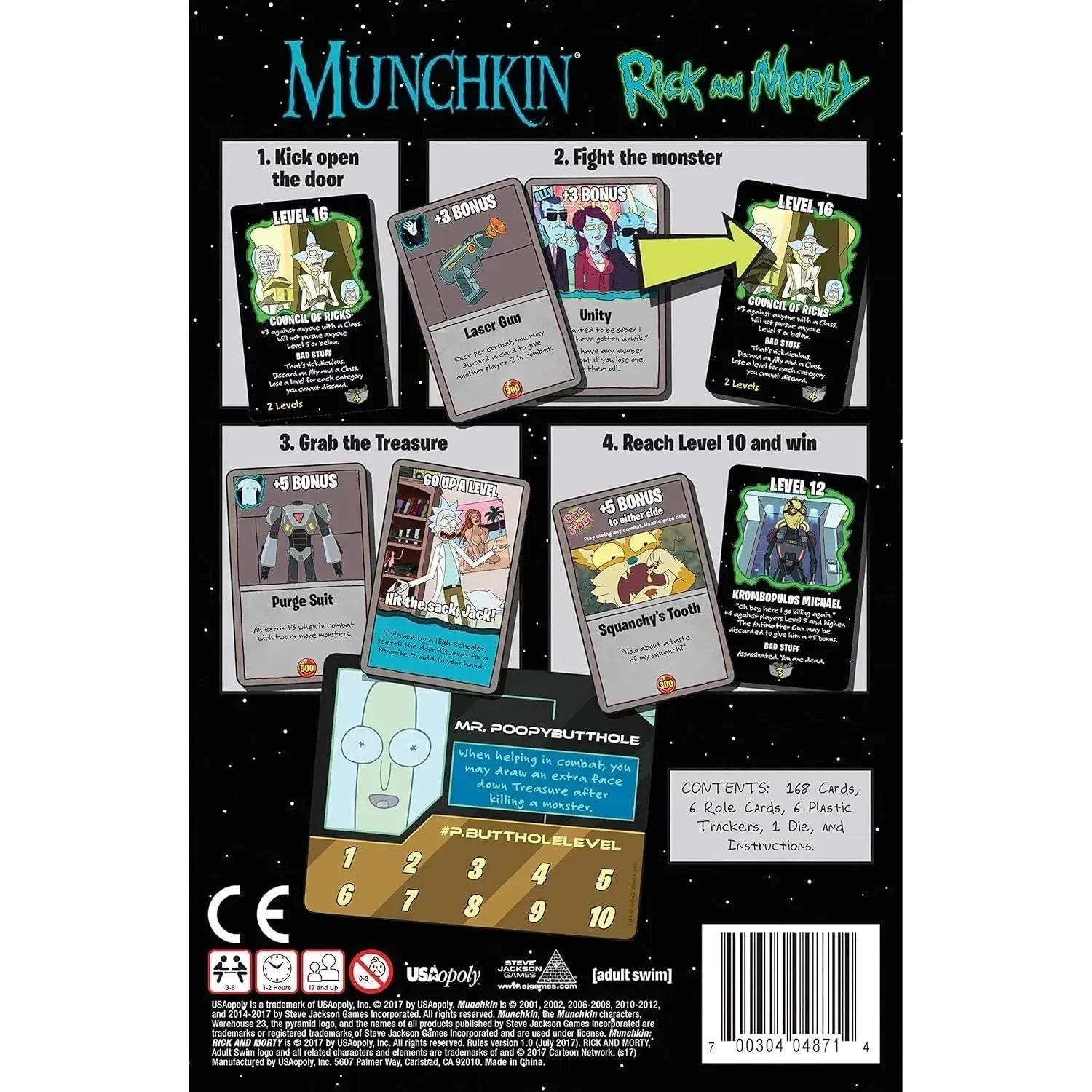 Rick and Morty Munchkin Card Game - Bear Hugs