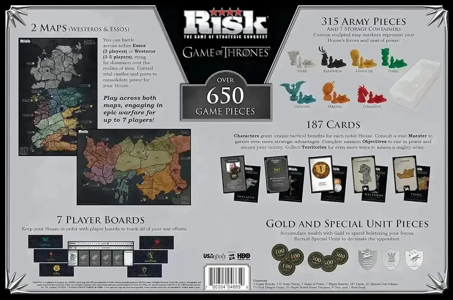 Risk Game of Thrones Board Game - Bear Hugs