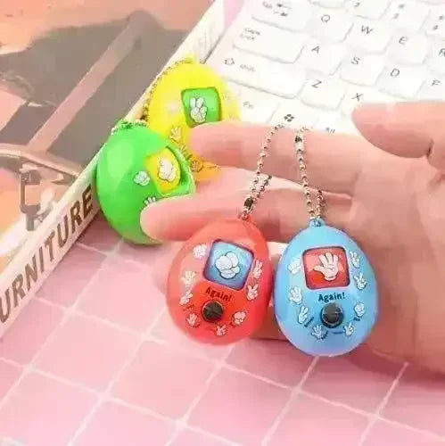 Rock Paper Scissors Game Key Chain (Set of 5) - Bear Hugs