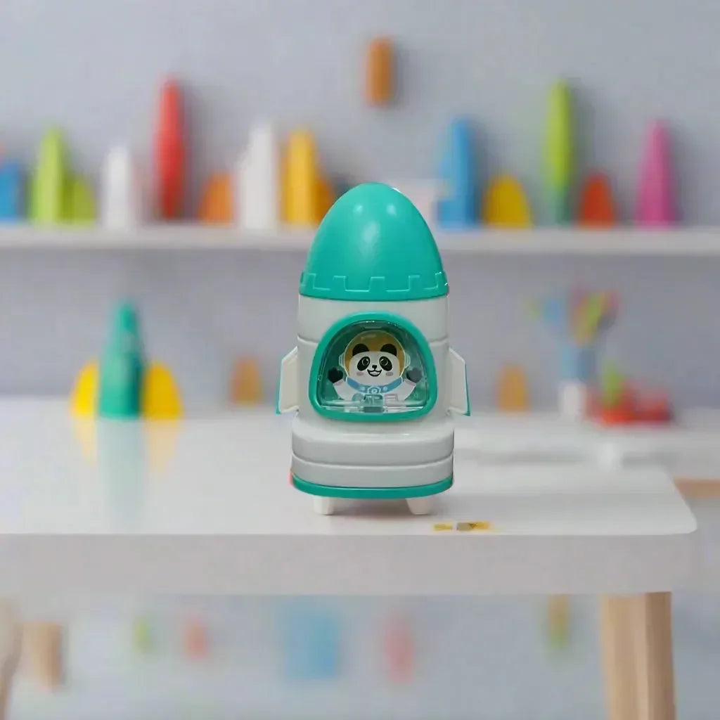 Rocket Shaped 2-in-1 Eraser & Sharpener