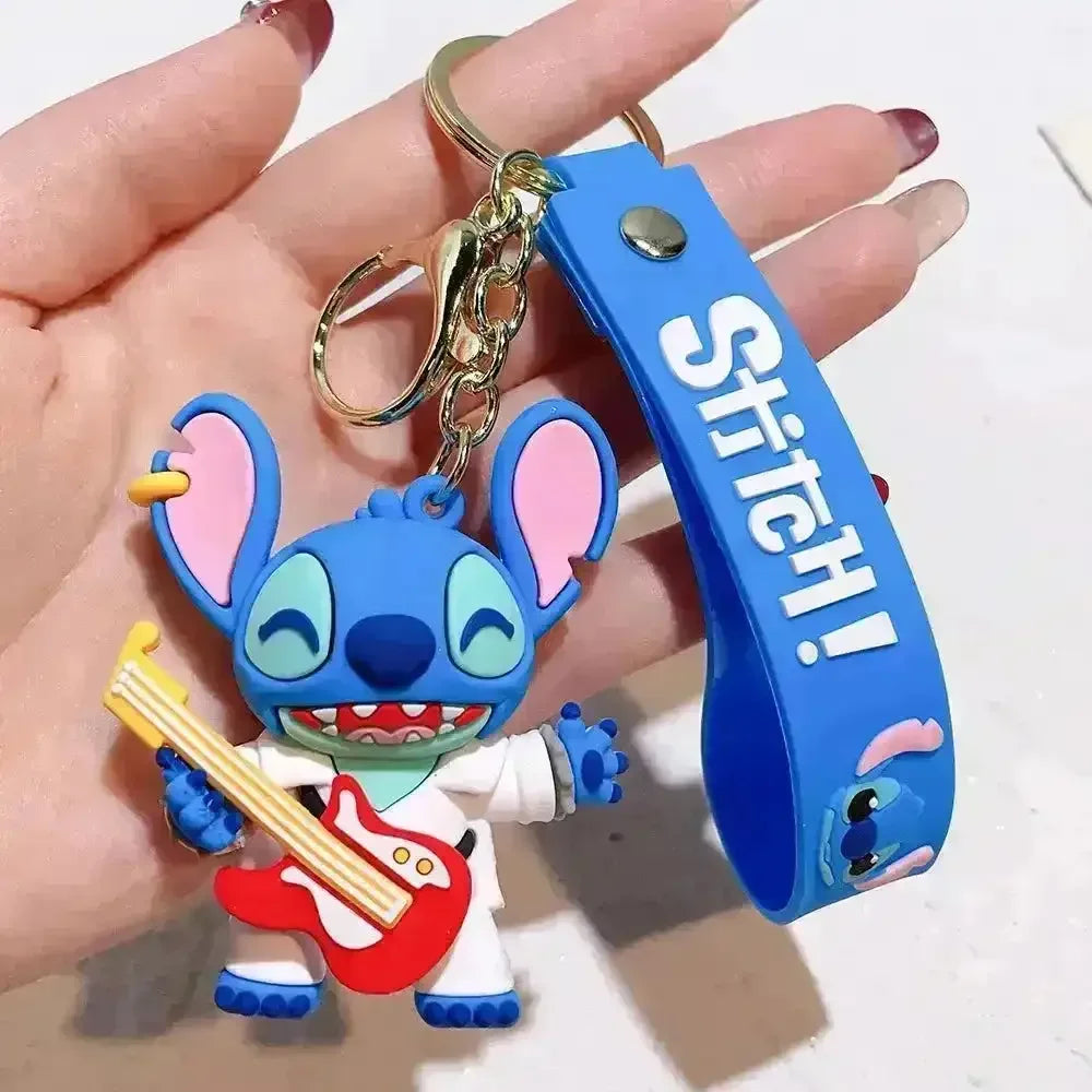 Rockstar Stitch 3D Keychain - Bear Hugs