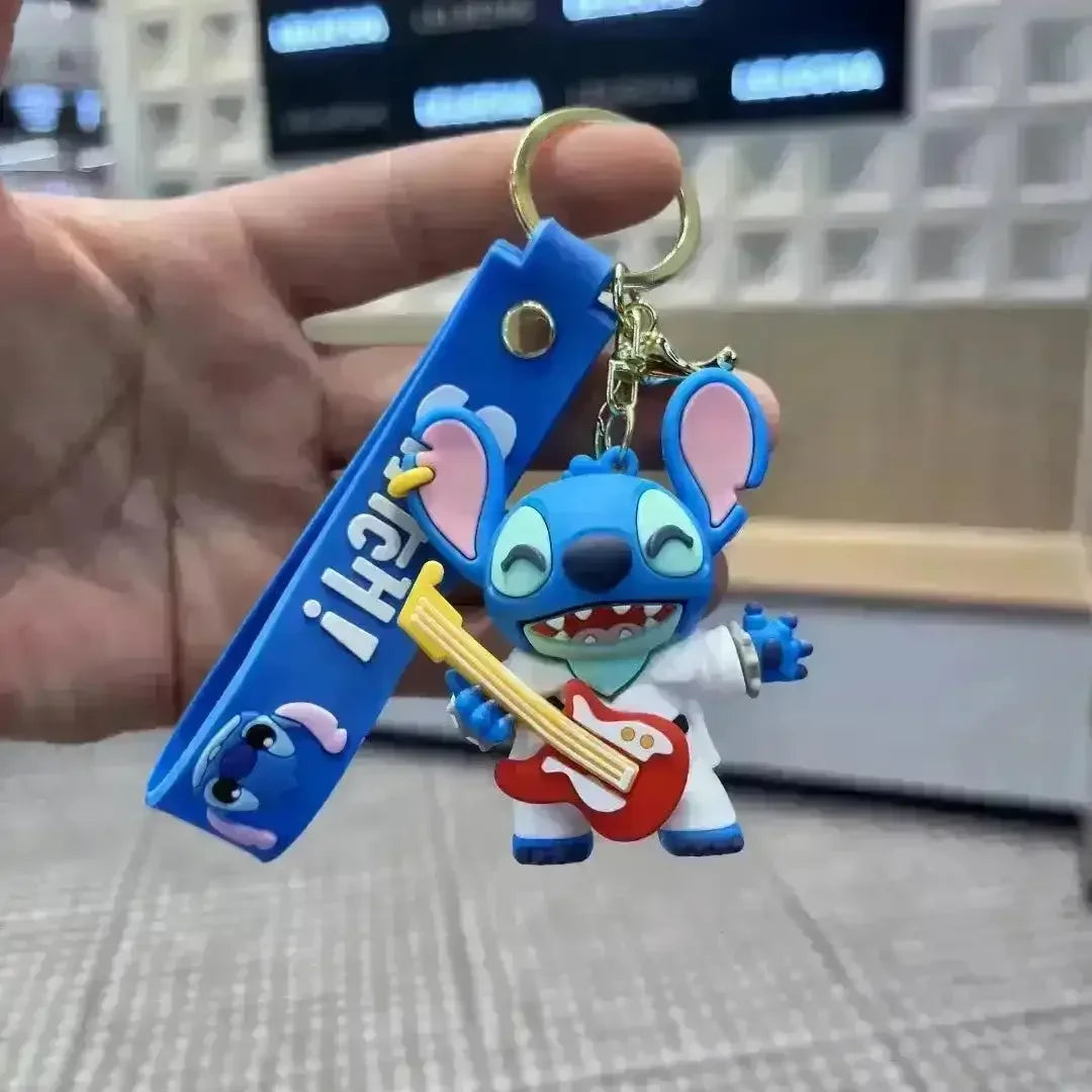 Rockstar Stitch 3D Keychain - Bear Hugs