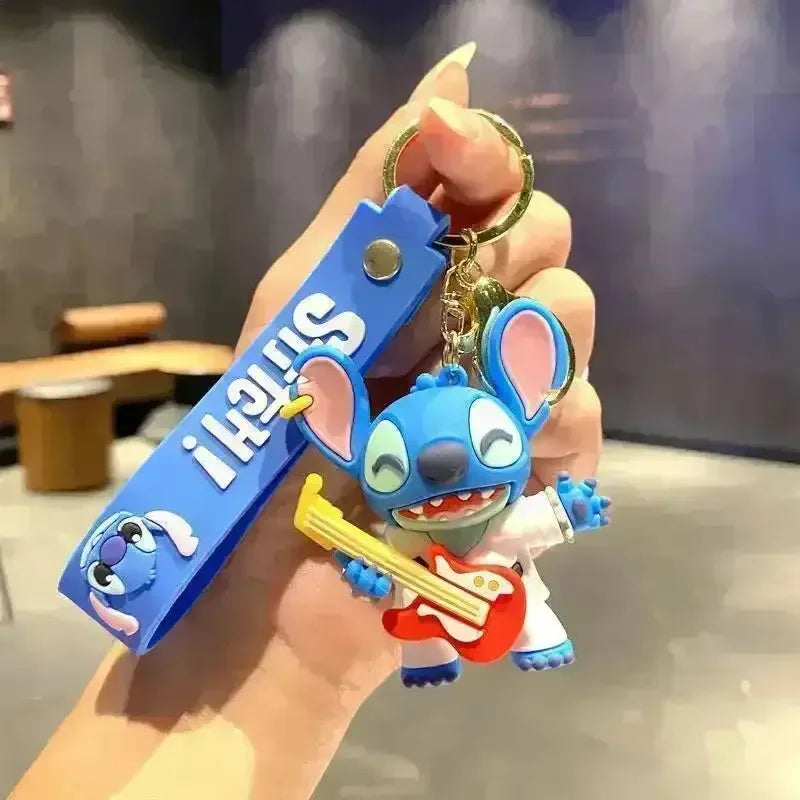 Rockstar Stitch 3D Keychain - Bear Hugs