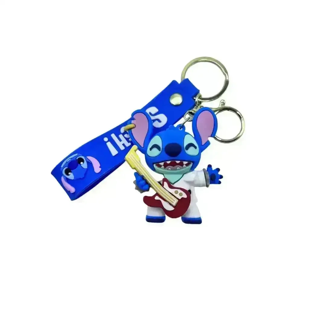 Rockstar Stitch 3D Keychain - Bear Hugs
