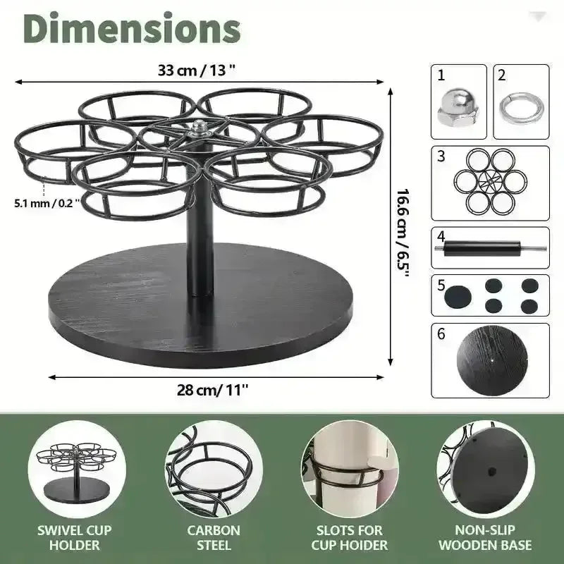 Rotatable Water Cup Organizer For Stanley - Bear Hugs