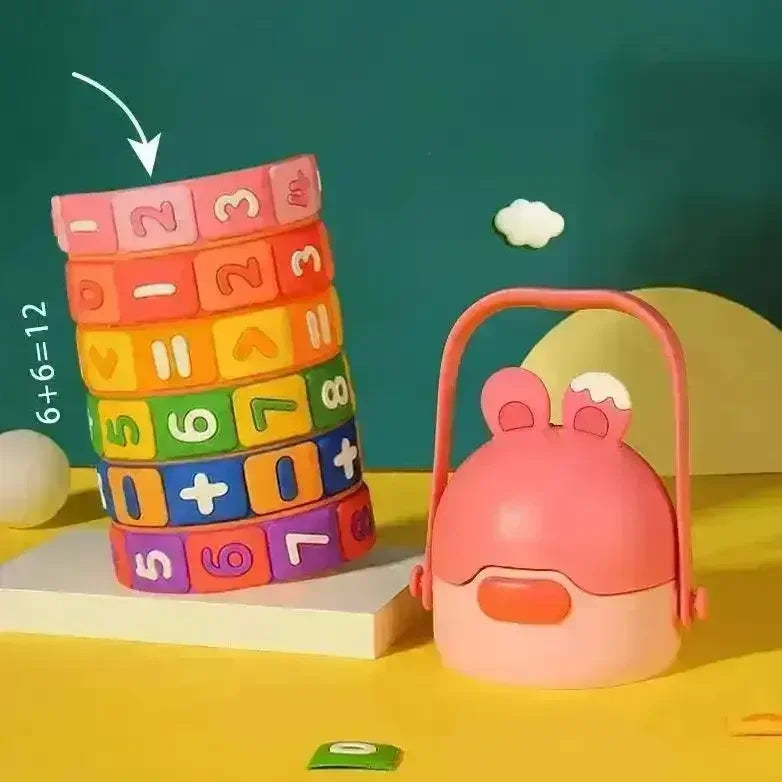 Buy Rotating Number Educational Water Bottle for Kids Online
