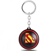 Rotating Superman Logo Keychain - Bear Hugs