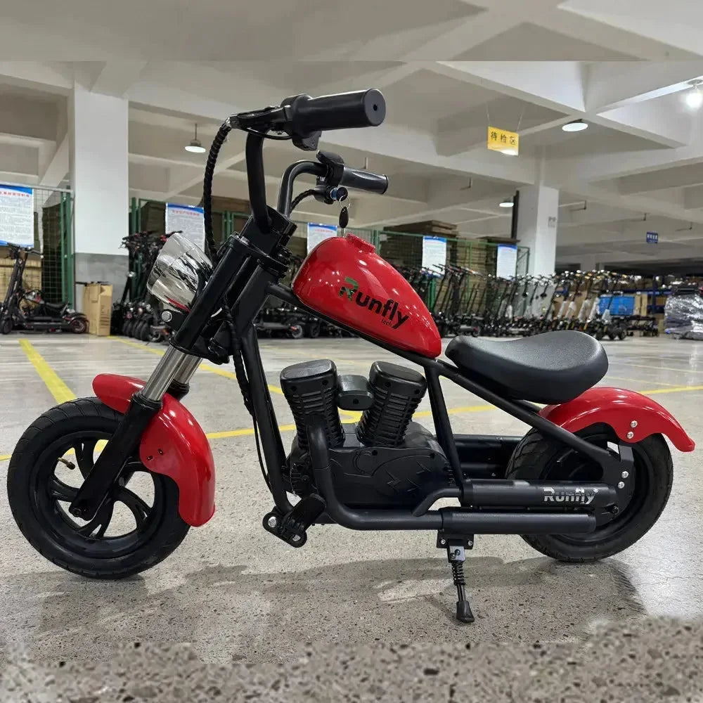 Red Runfly Roadster Kids Electric Bike