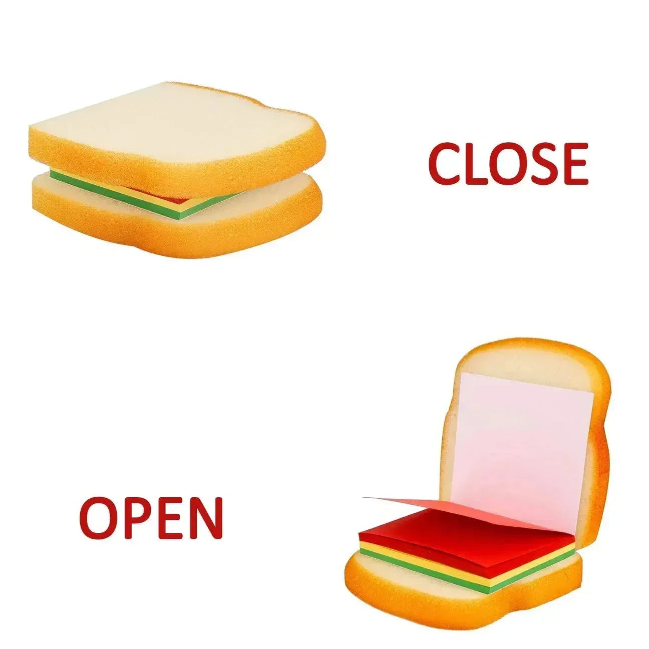 Sandwich Stack Sticky Notes Memo Pad - Bear Hugs
