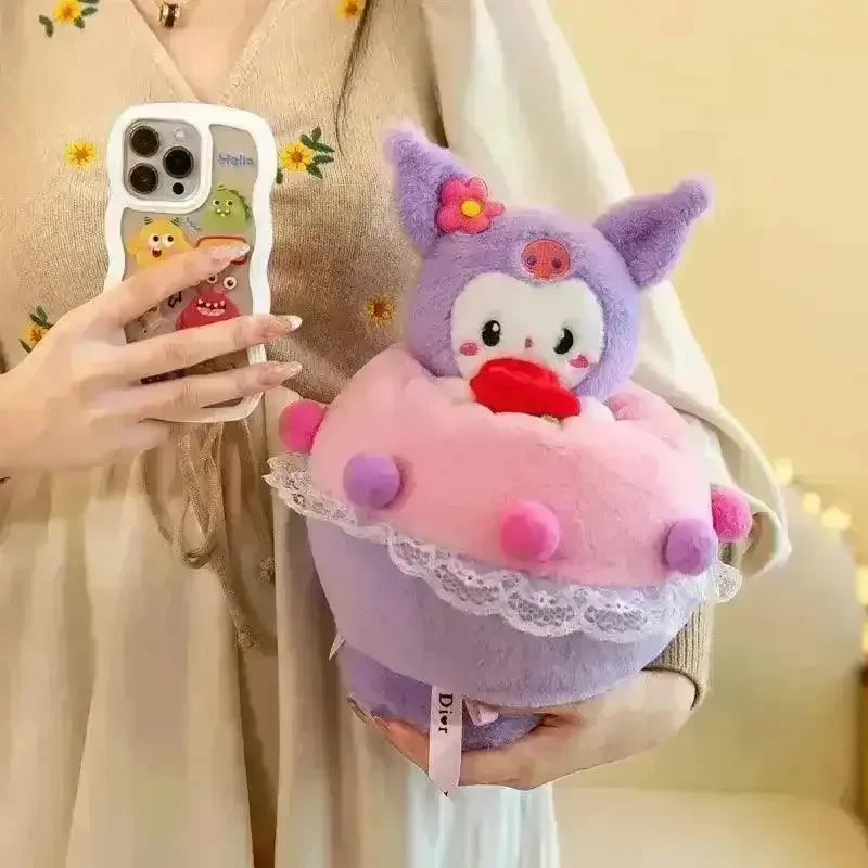 Sanrio 2 in 1 Kuromi & Friends Plush Bouquet - Bear Hugs