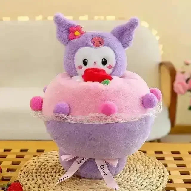 Sanrio 2 in 1 Kuromi & Friends Plush Bouquet - Bear Hugs