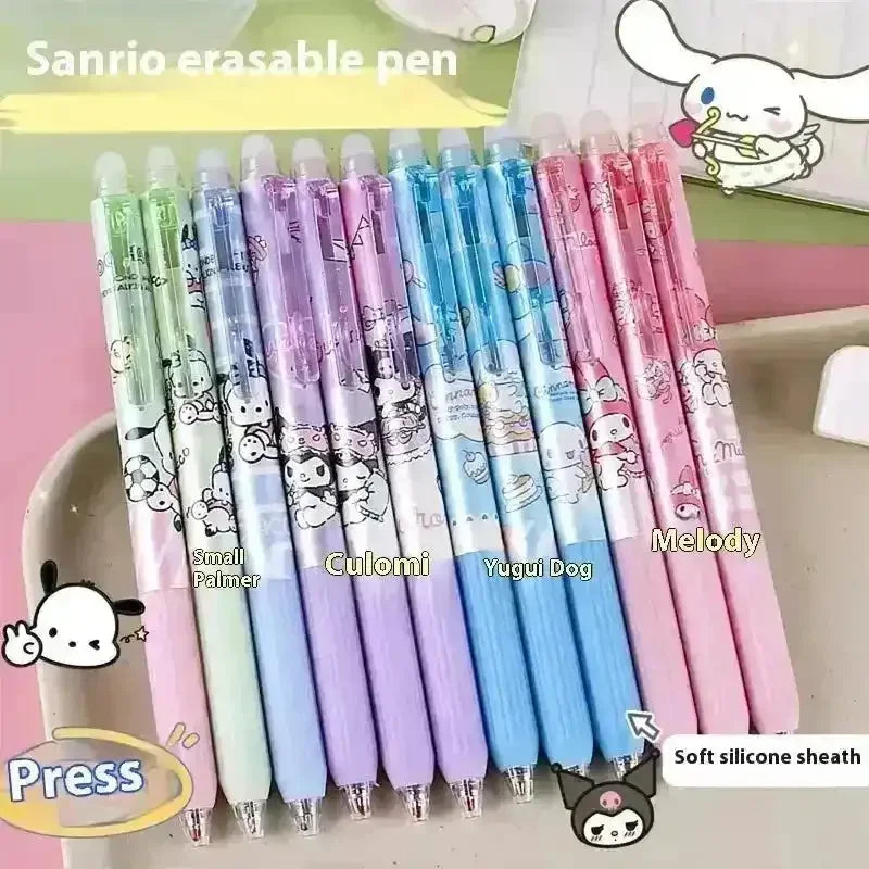 Sanrio & Egg Party Erasable Gel Pen (Set of 6) - Bear Hugs