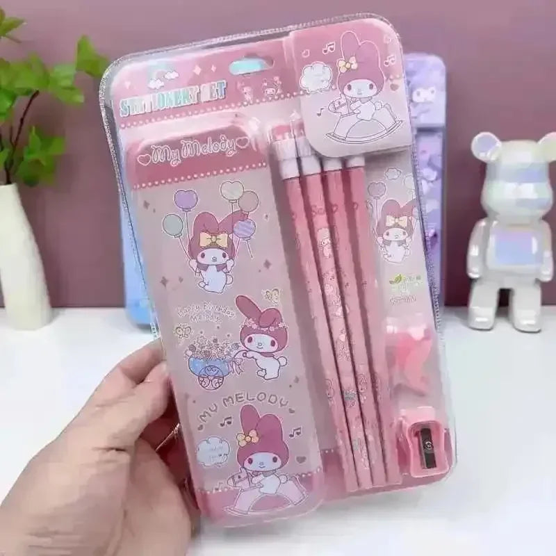 Sanrio Anime Pencil Stationery Set - Bear Hugs
