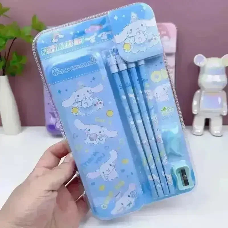Sanrio Anime Pencil Stationery Set - Bear Hugs