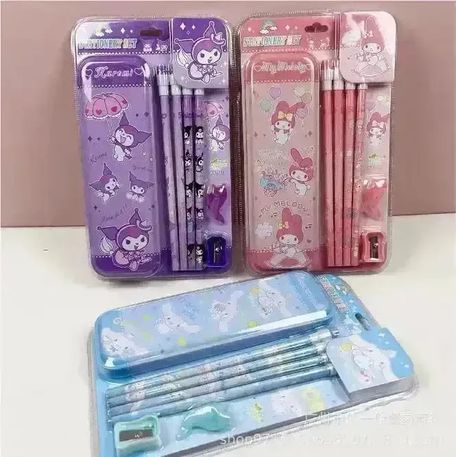 Sanrio Anime Pencil Stationery Set - Bear Hugs
