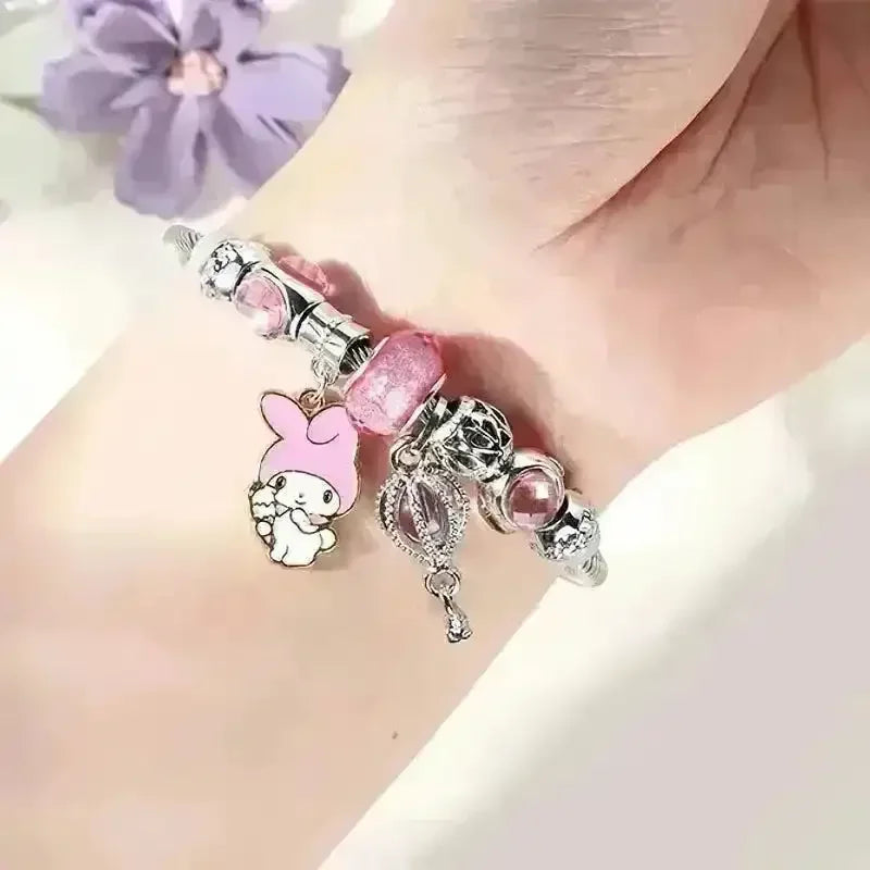 Sanrio Beaded Charm Bracelet - Bear Hugs